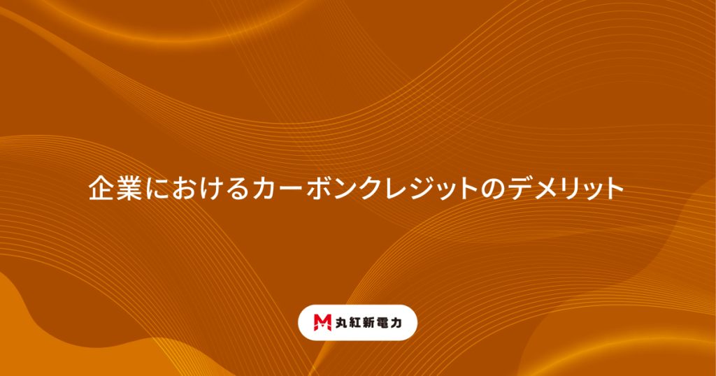 企業におけるカーボンクレジットのデメリット